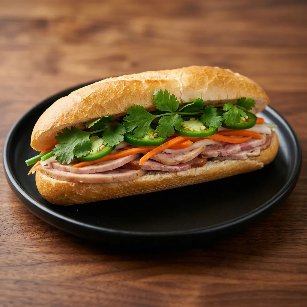 Cold Cut Meat Subs - Vietnamese sub with pork bologna at Viet To Go Subs in Calgary NE